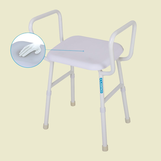 Viking® Shower Stool With Padded Seat