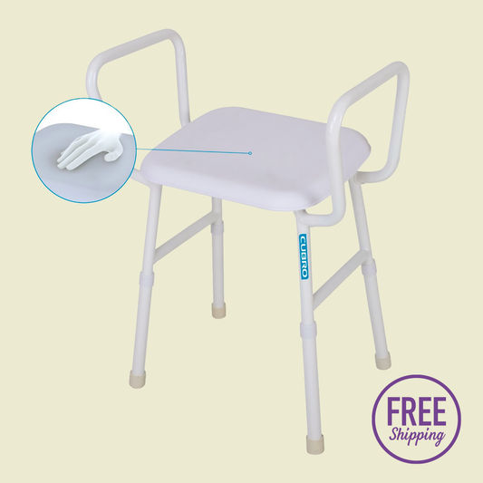 Viking® Shower Stool With Padded Seat